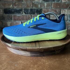 Brooks Blue and Yellow Athletic Shoes